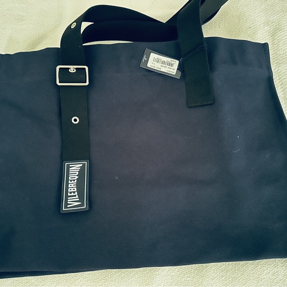 Vilebrequin Navy Canvas Garment Bag